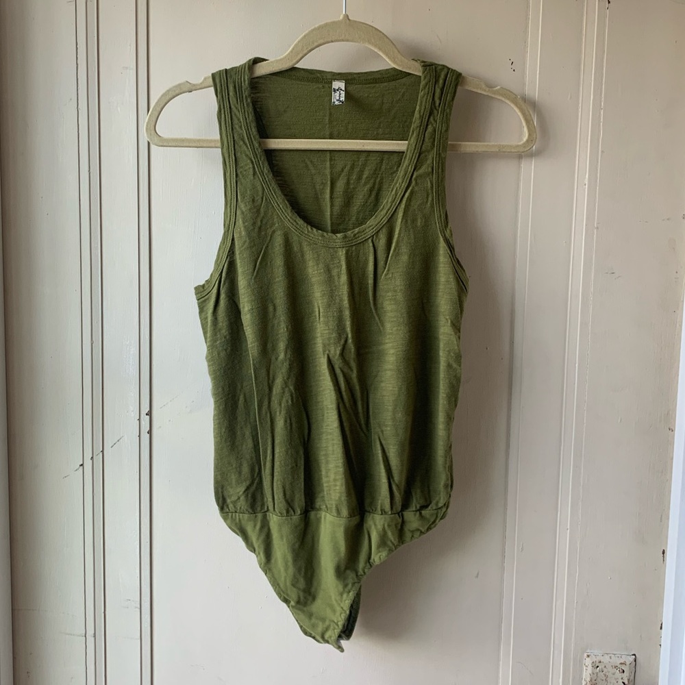 Free People Racerback Bodysuit